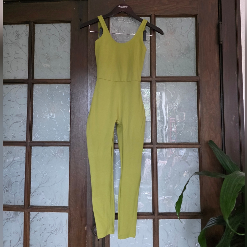 Girlfriend Collective Lime Jumpsuit
